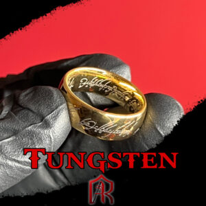 Tungsten حلقة (LORD OF THE RINGS) -  T18