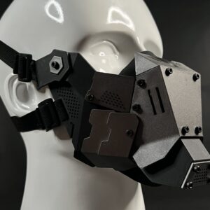 Cyber Half Mask With Face shield
