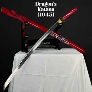 DRAGON BLADE Katana 1045 - RED Edition