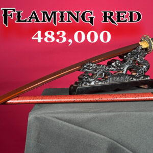 FLAMING RED Katana - 1060