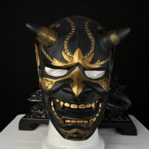 HANNYA Latex Mask / Black