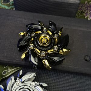 BAD-Tempered  MAGNETIC SPINNER / JZEDC Spinner (BLACK & GOLD)