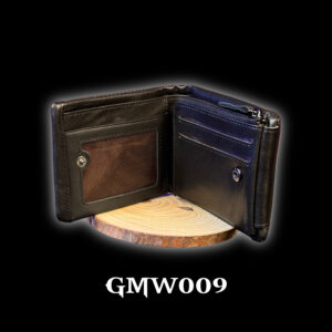 GMW009 PREMIUM LEATHER WALLET / BLACK
