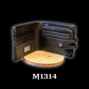 M1314 PREMIUM LEATHER WALLET / BLACK