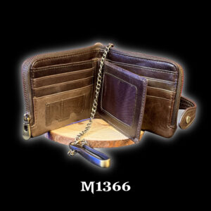 M1366 PREMIUM LEATHER WALLET / COFFEE