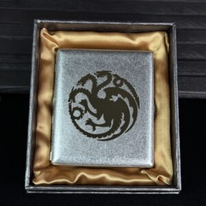 Premium Quality BRASS Cigarette Case / TARGARYEN