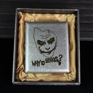 Premium Quality BRASS Cigarette Case / THE JOKER