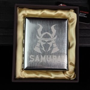 Premium Quality STAINLESS STEEL Cigarette Case / THE SAMURAI