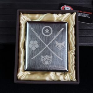 Premium Quality STAINLESS STEEL Cigarette Case / GHOST OF YOTEI