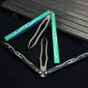 Premium Quality ButterFly Knife / THE TUNING FORK / B8 - 2.0