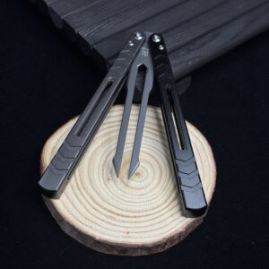 Premium Quality ButterFly Knife / THE TUNING FORK / B9 - 3.0