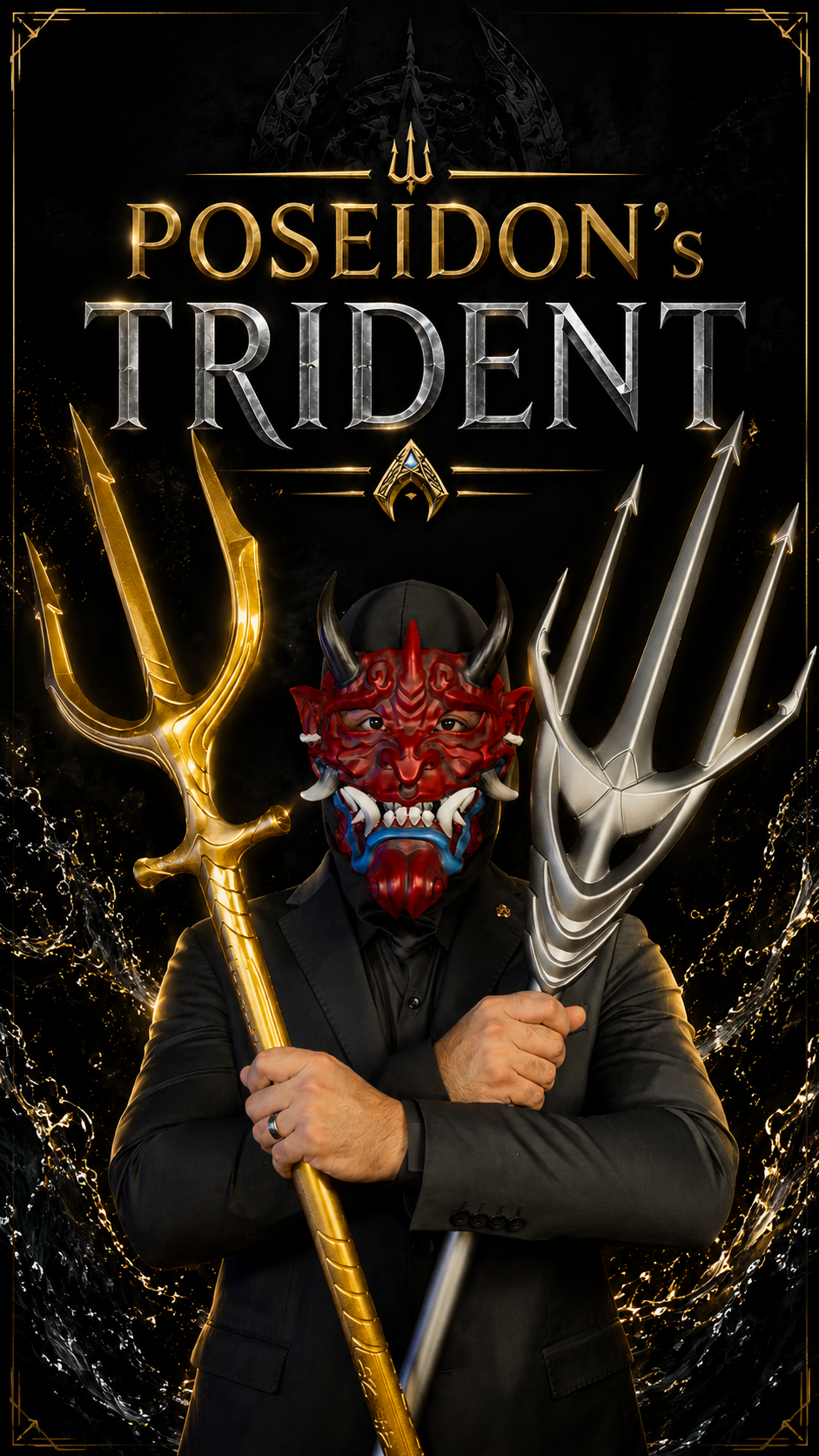 POSEIDON'S GOLD TRIDENT - AQUA MAN - Image 4