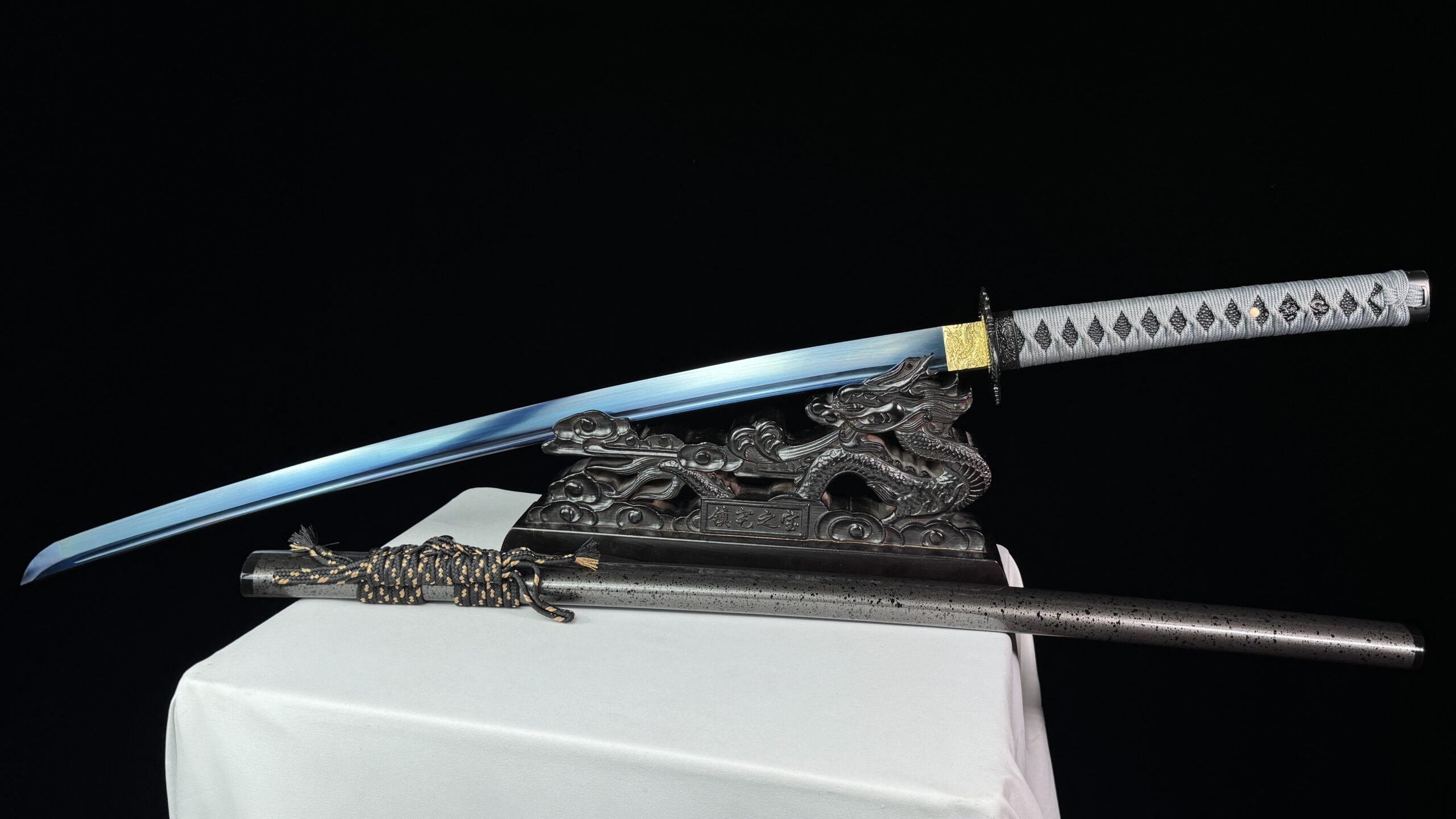 PREMIUM CLASSIC GREY KATANA - 1045 CARBON STEEL (SHARP) - Image 3