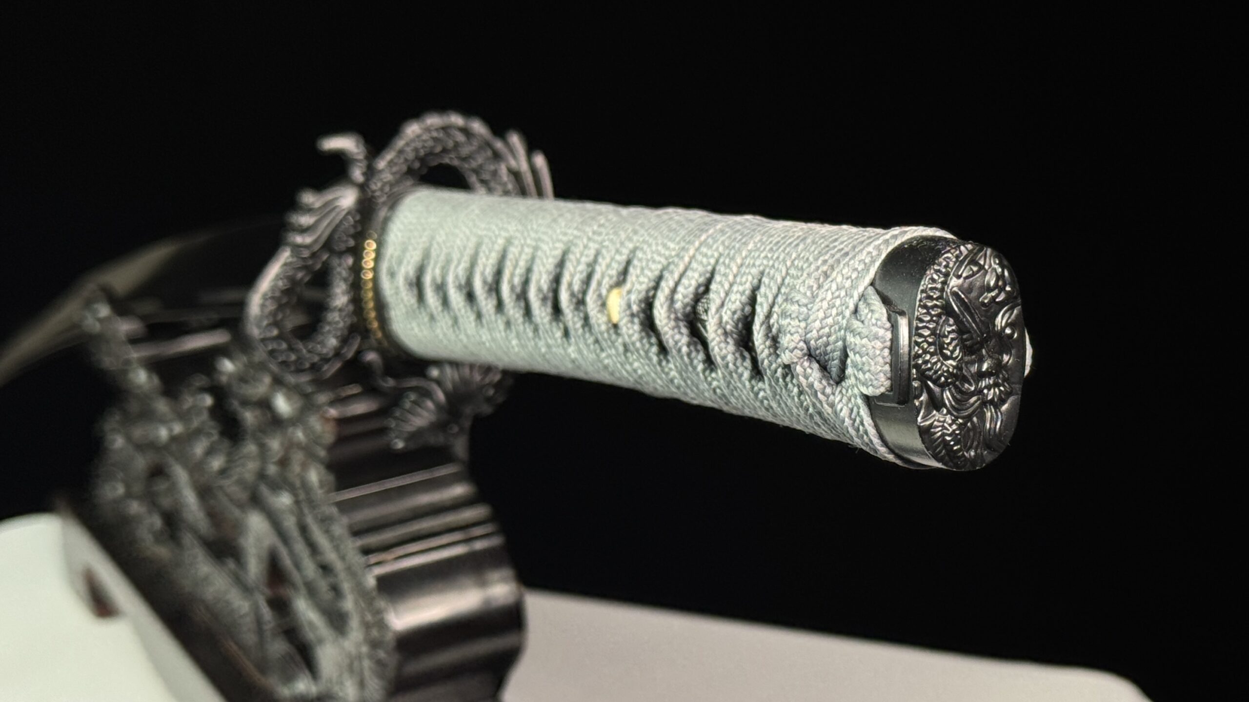 PREMIUM CLASSIC GREY KATANA - 1045 CARBON STEEL (SHARP) - Image 2