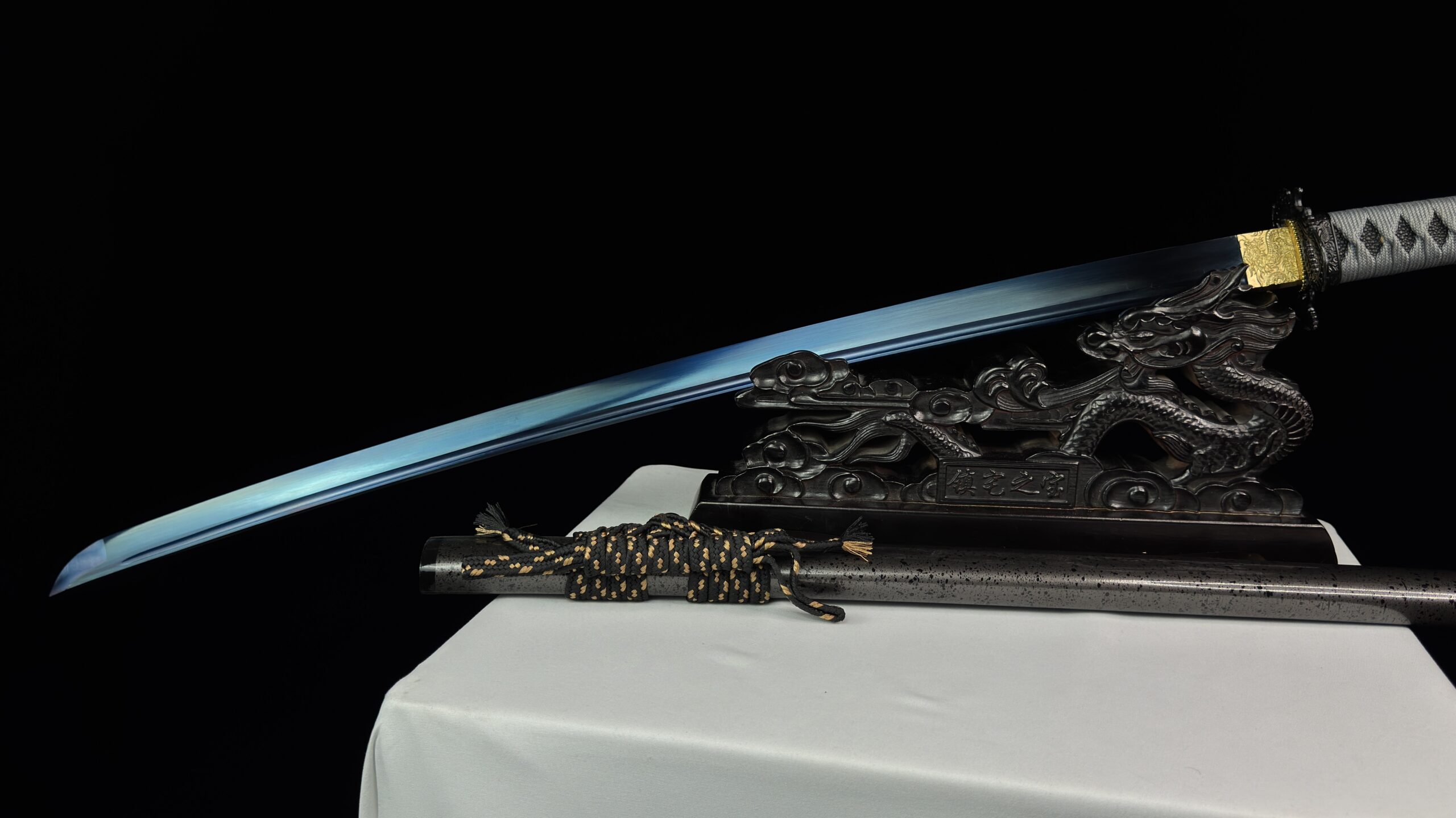PREMIUM CLASSIC GREY KATANA - 1045 CARBON STEEL (SHARP) - Image 9