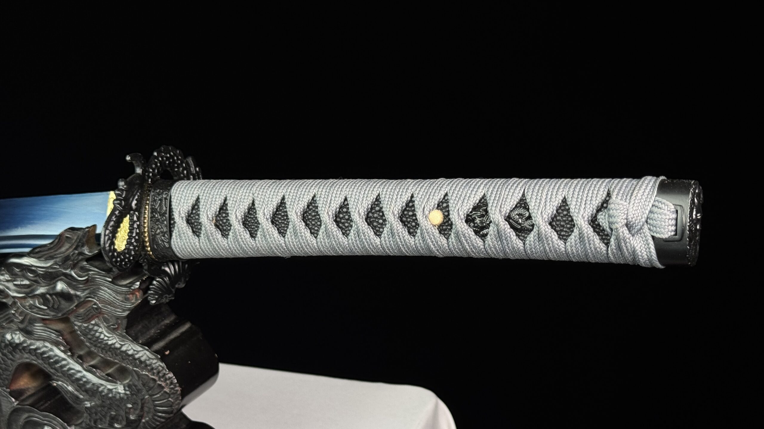 PREMIUM CLASSIC GREY KATANA - 1045 CARBON STEEL (SHARP) - Image 10