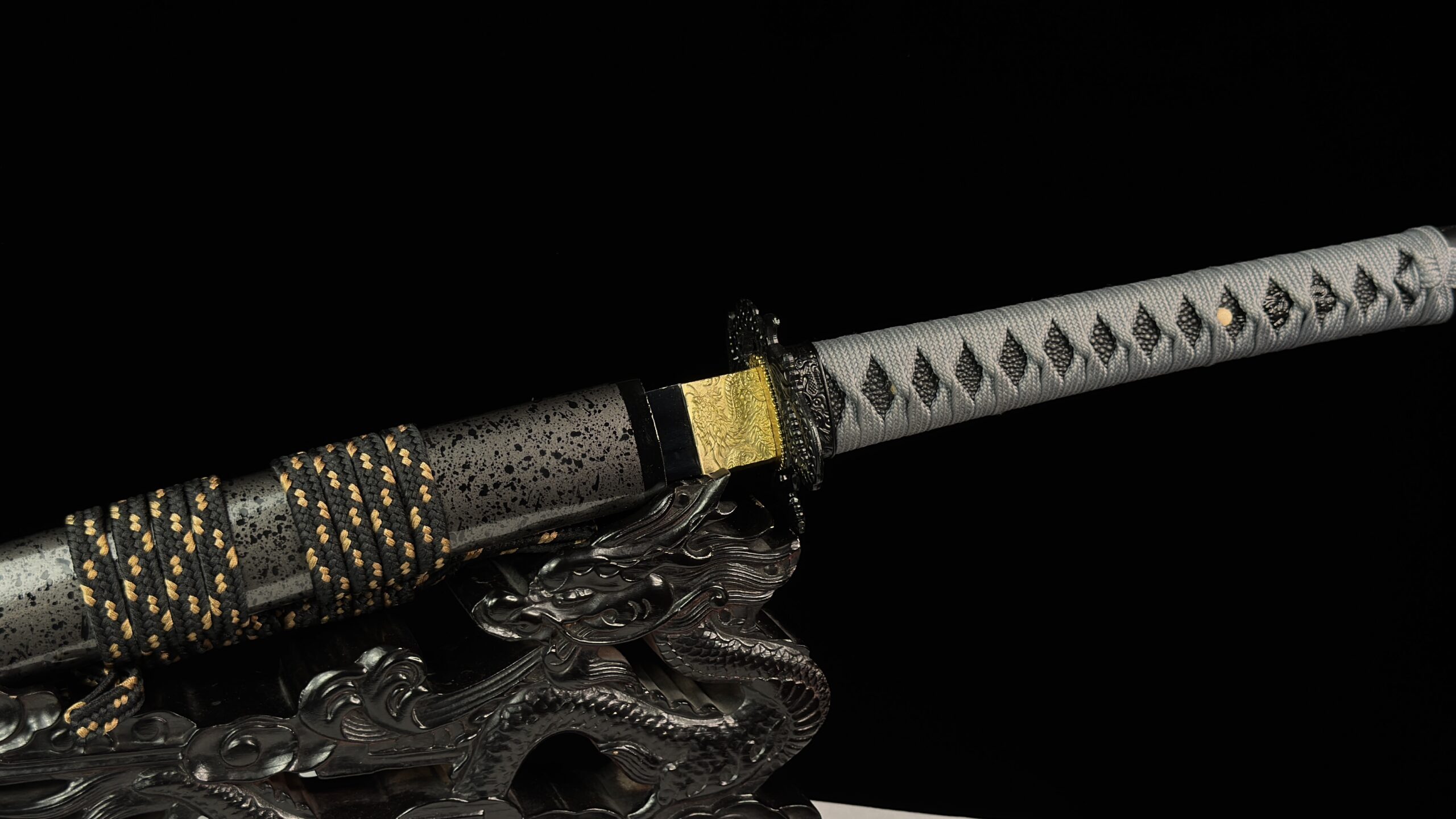 PREMIUM CLASSIC GREY KATANA - 1045 CARBON STEEL (SHARP) - Image 11