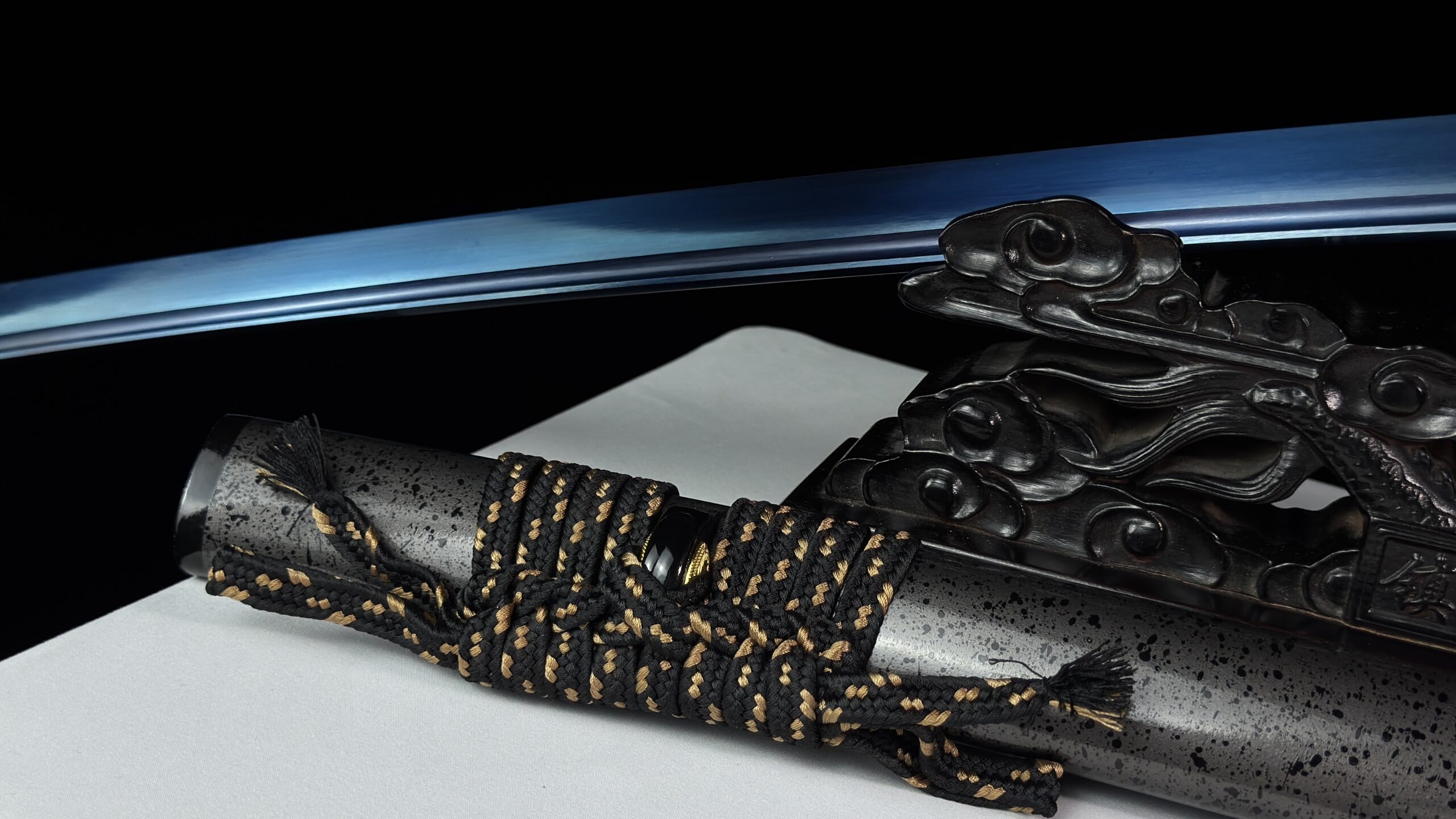 PREMIUM CLASSIC GREY KATANA - 1045 CARBON STEEL (SHARP) - Image 12